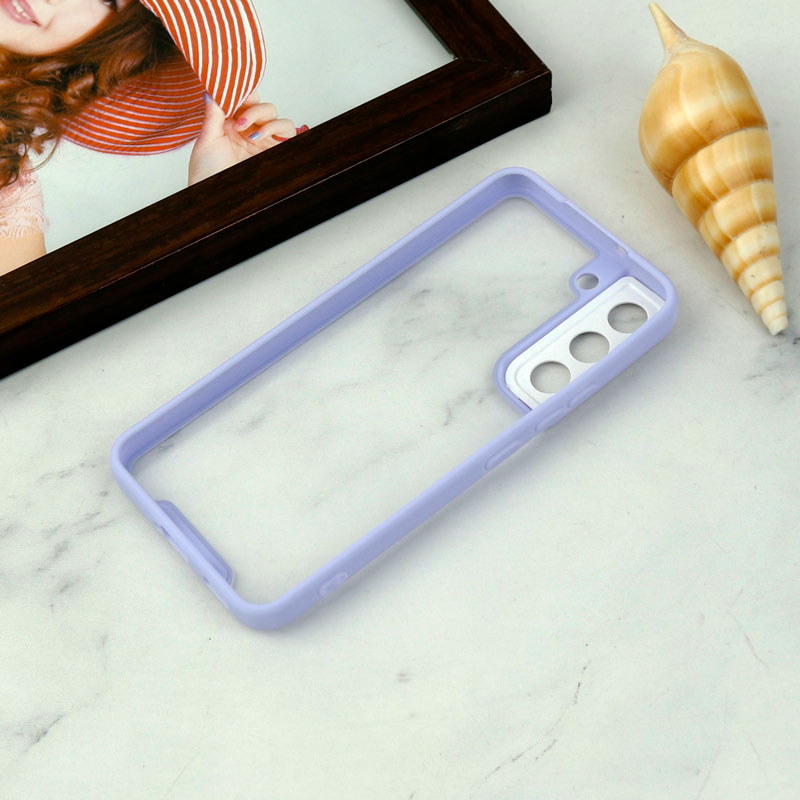 قاب ضد ضربه پشت شفاف Qsels محافظ لنزدار Samsung Galaxy S22