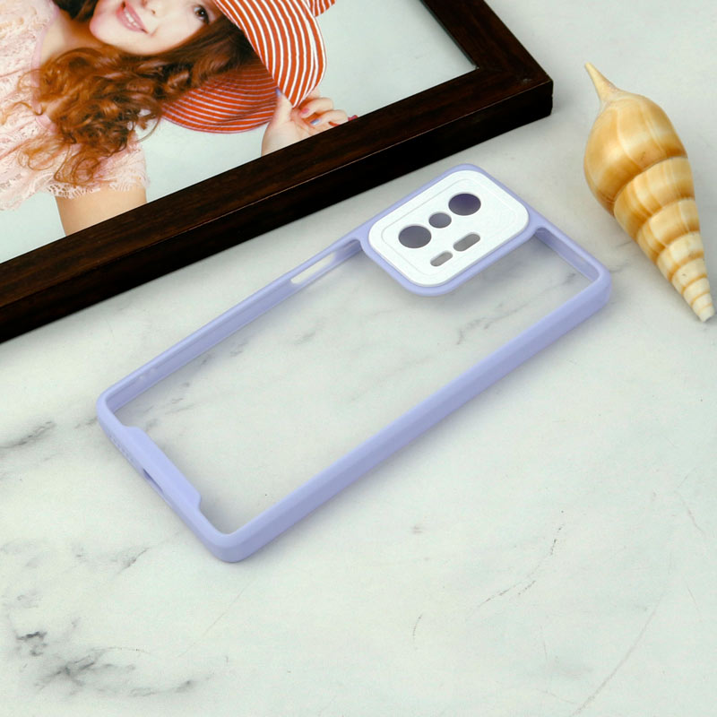 قاب ضد ضربه پشت شفاف Qsels محافظ لنزدار Xiaomi 11T / 11T Pro