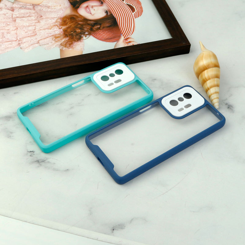 قاب ضد ضربه پشت شفاف Qsels محافظ لنزدار Xiaomi 11T / 11T Pro