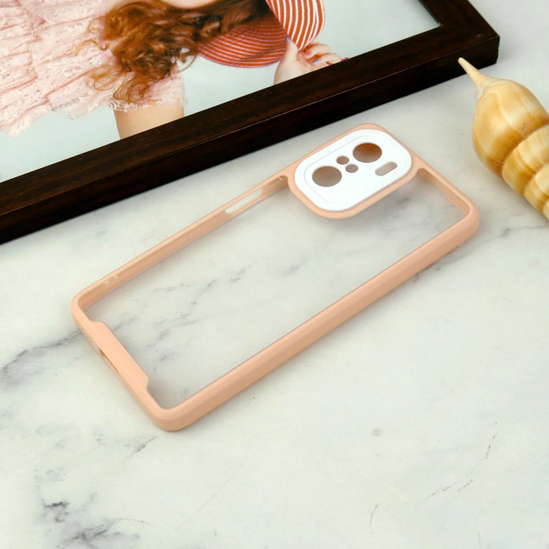 قاب ضد ضربه پشت شفاف Qsels محافظ لنزدار Xiaomi Poco F3
