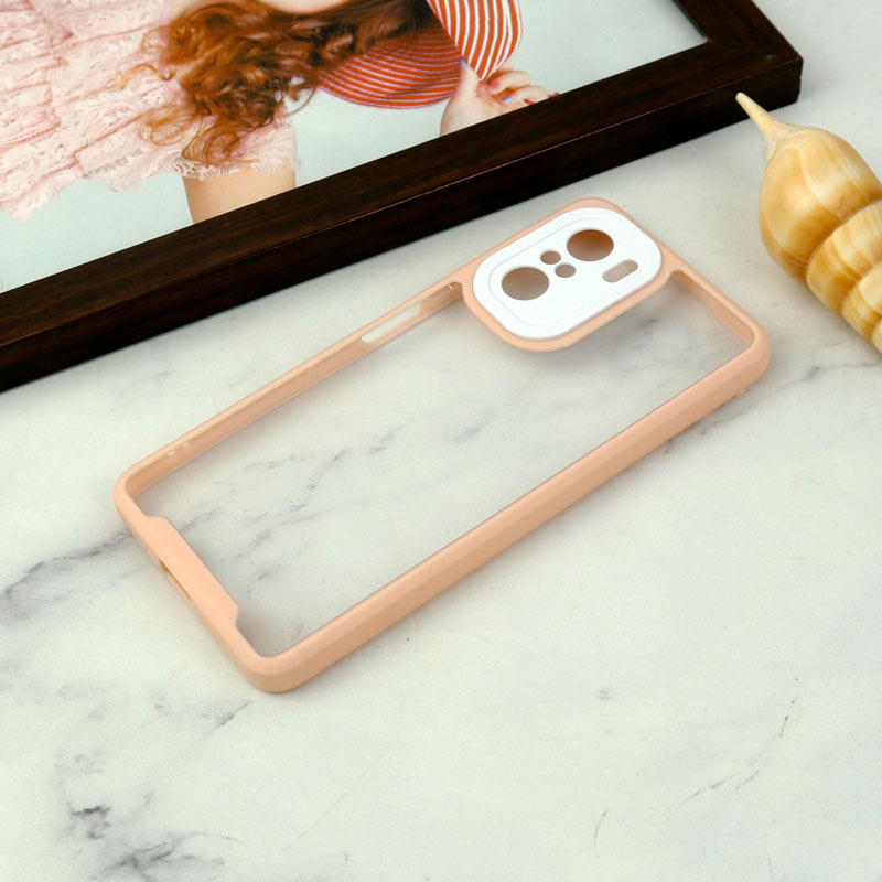 قاب ضد ضربه پشت شفاف Qsels محافظ لنزدار Xiaomi Poco F3