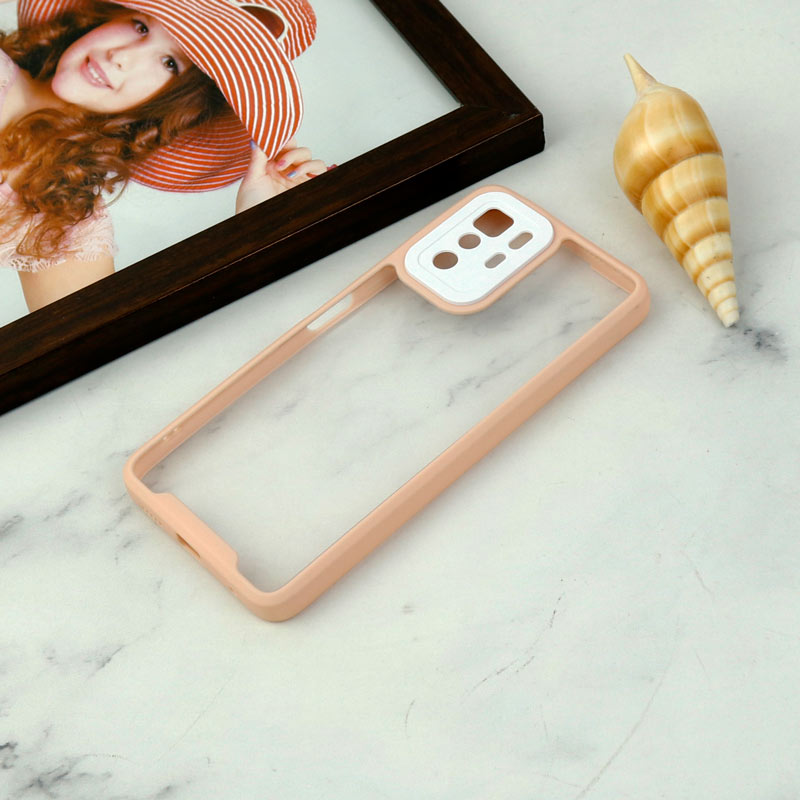 قاب ضد ضربه پشت شفاف Qsels محافظ لنزدار Xiaomi Poco X3 GT
