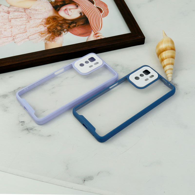 قاب ضد ضربه پشت شفاف Qsels محافظ لنزدار Xiaomi Poco X3 GT