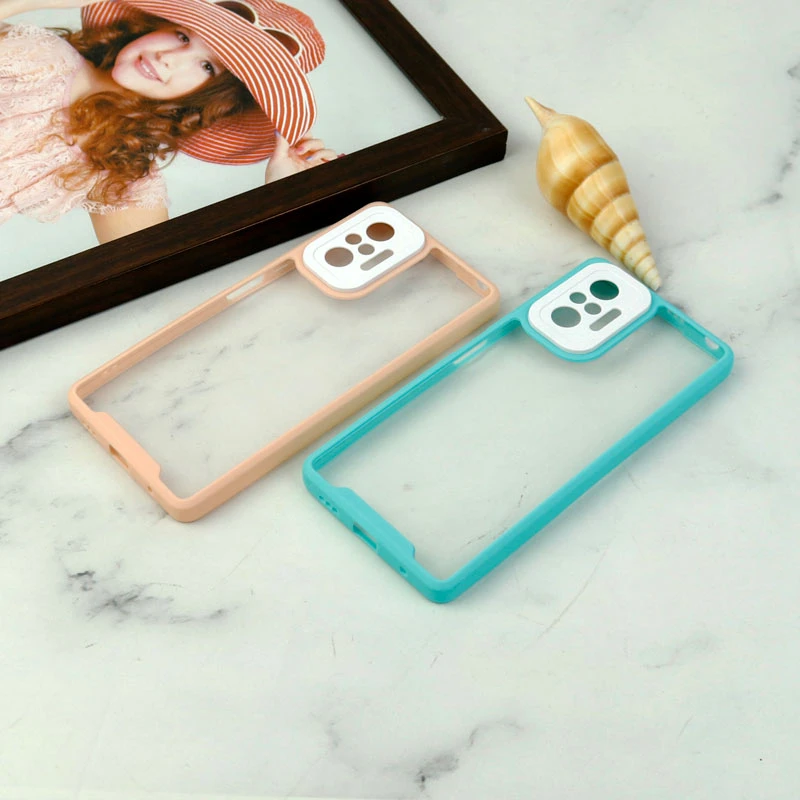 قاب ضد ضربه پشت شفاف Qsels محافظ لنزدار Xiaomi Redmi Note 10 Pro