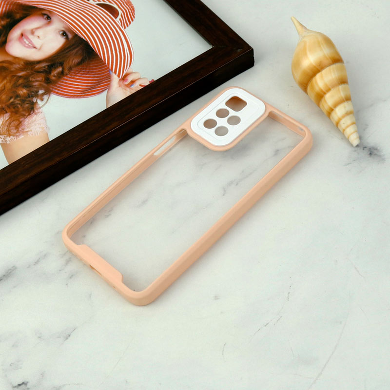 قاب ضد ضربه پشت شفاف Qsels محافظ لنزدار Xiaomi Redmi 10