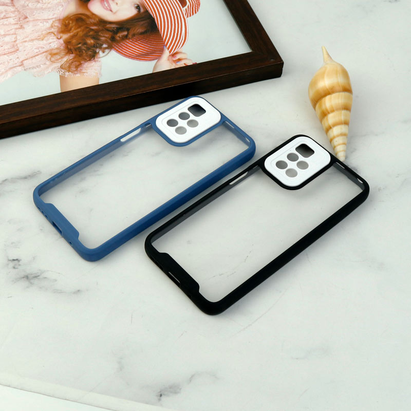 قاب ضد ضربه پشت شفاف Qsels محافظ لنزدار Xiaomi Redmi 10