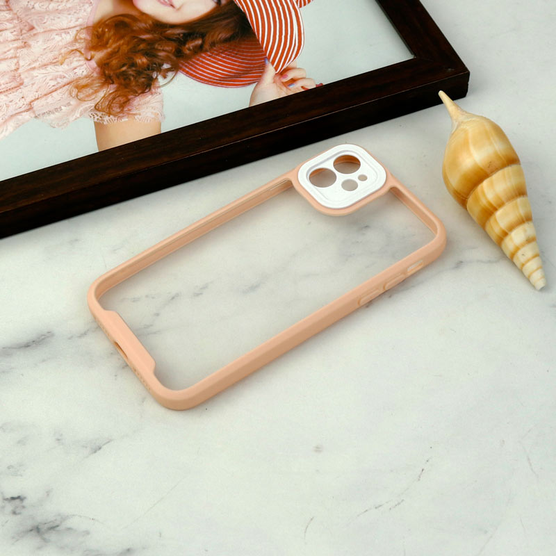 قاب ضد ضربه پشت شفاف Qsels محافظ لنزدار iPhone 11