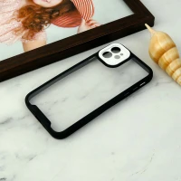 قاب ضد ضربه پشت شفاف Qsels محافظ لنزدار iPhone 11