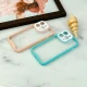 قاب ضد ضربه پشت شفاف Qsels محافظ لنزدار iPhone 13 Pro