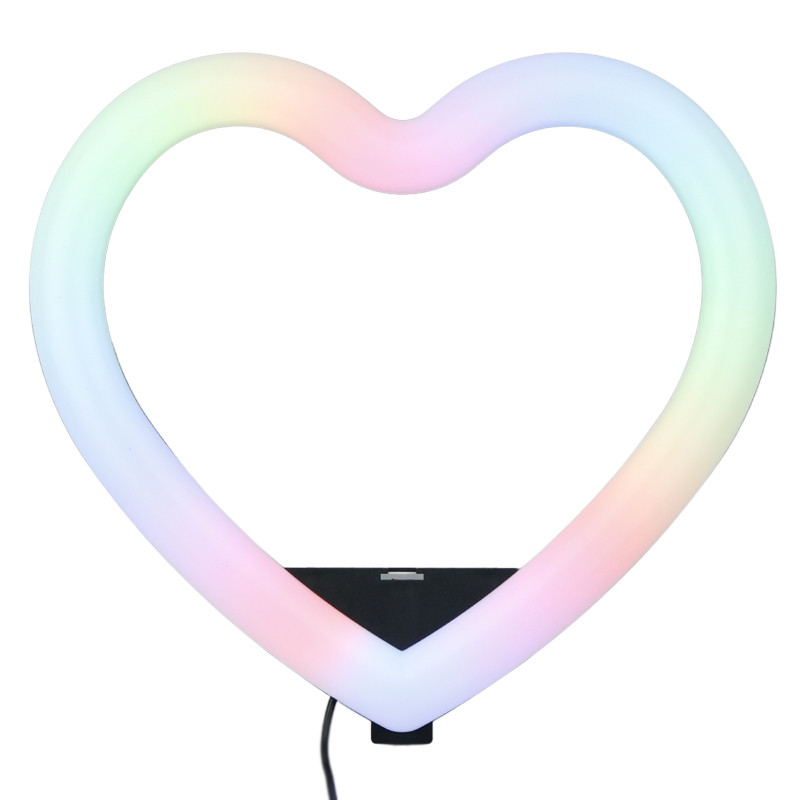 رینگ لایت پایه دار 13 اینچ RGB LED Soft Ring Light MJ33-13
