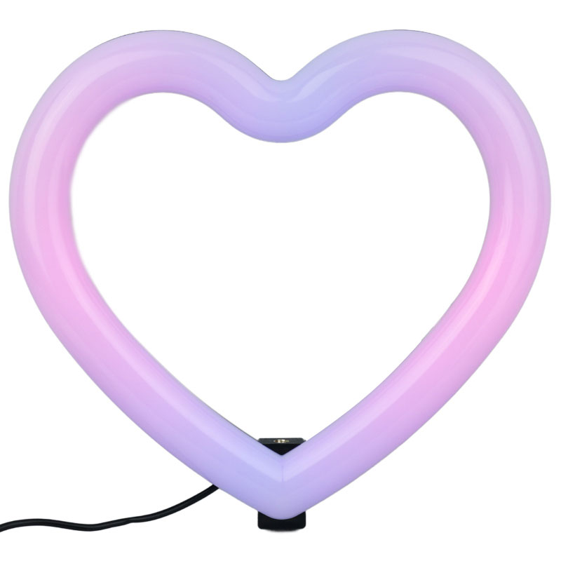 رینگ لایت پایه دار 10 اینچ RGB LED Soft Ring Light MJ26-10
