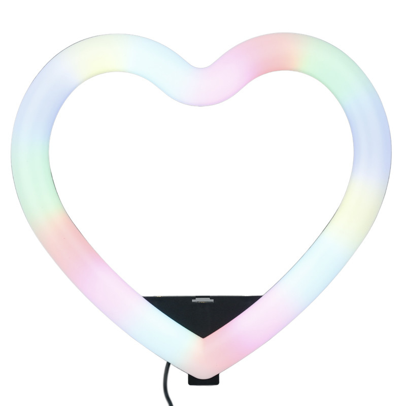 رینگ لایت پایه دار 13 اینچ RGB LED Soft Ring Light MJ33-13