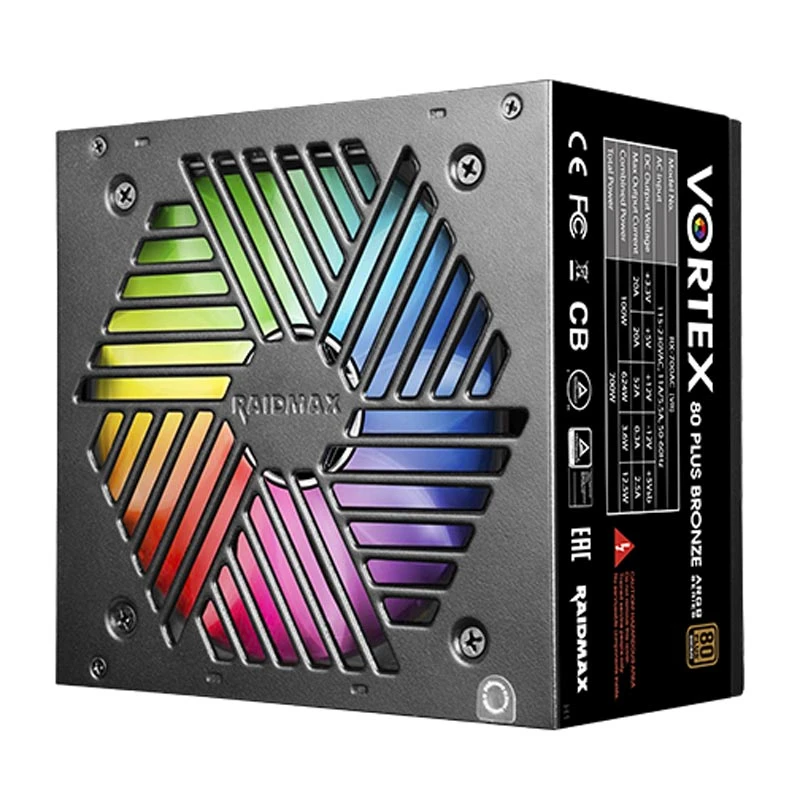پاور 700 وات ریدمکس Raidmax Vortex RX-700AC-VR Bronze ARGB