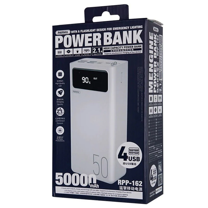پاور بانک فست شارژ 50000 ریمکس Remax RPP-162