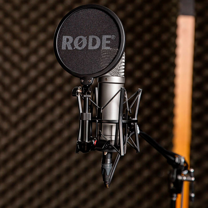 میکروفون کندانسور Rode NT1-A + پاپ فیلتر