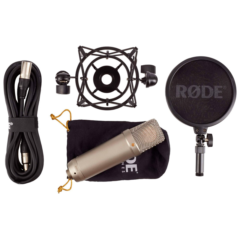 میکروفون کندانسور Rode NT1-A + پاپ فیلتر