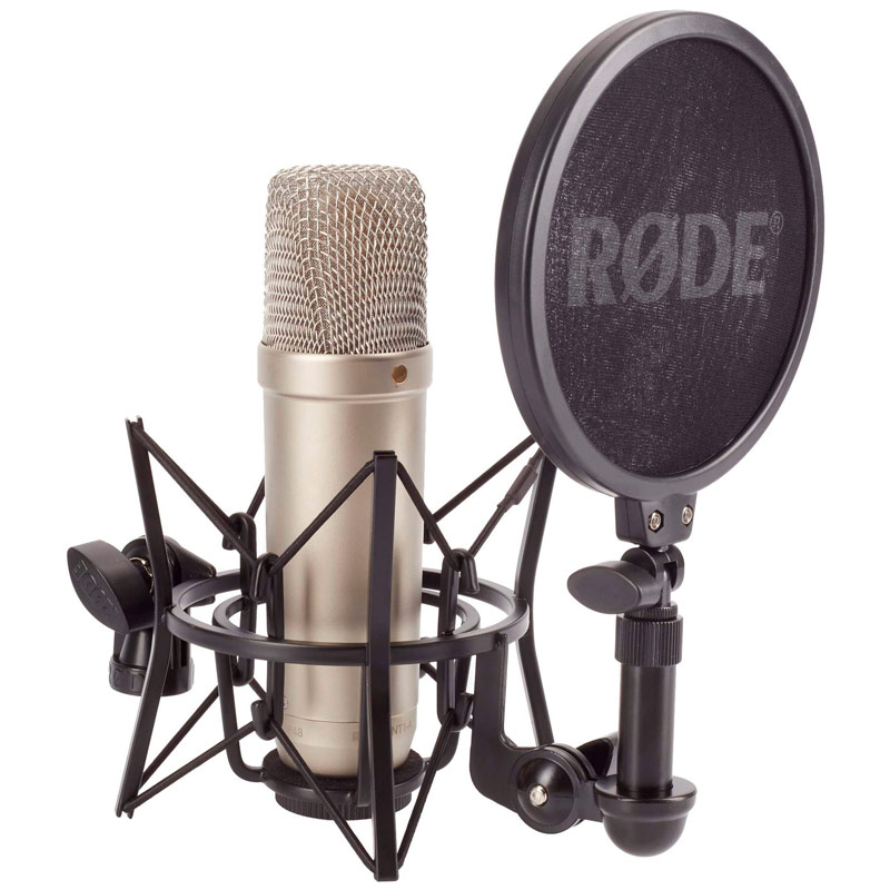 میکروفون کندانسور Rode NT1-A + پاپ فیلتر