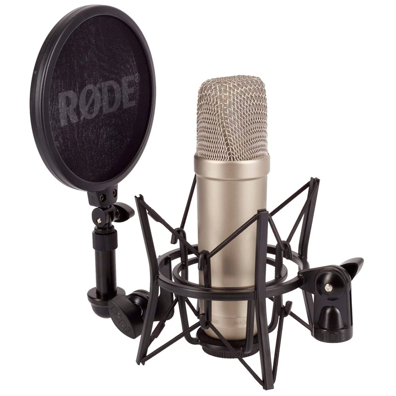 میکروفون کندانسور Rode NT1-A + پاپ فیلتر