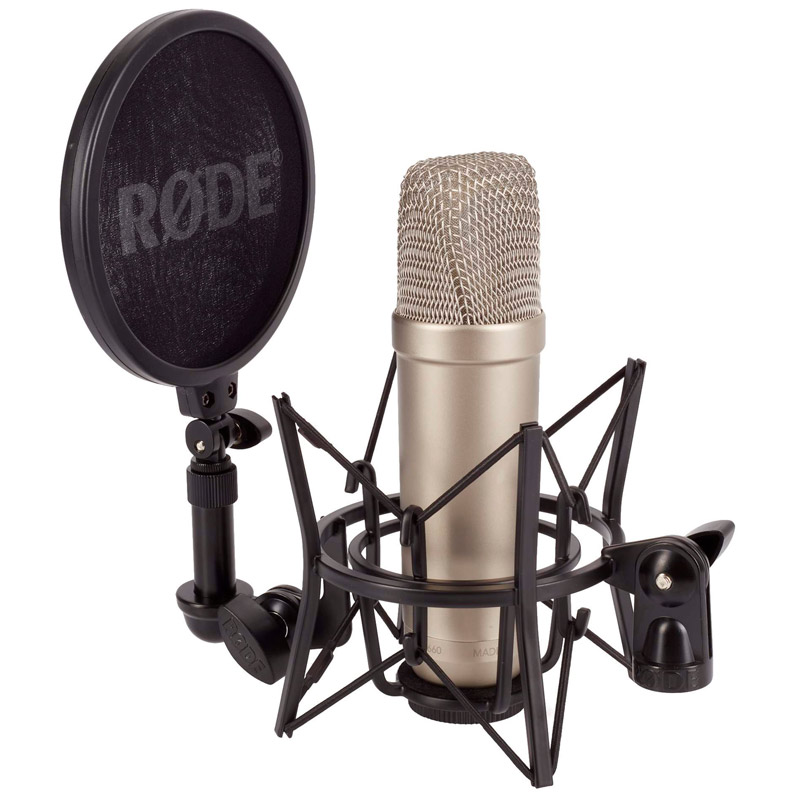 میکروفون کندانسور Rode NT1-A + پاپ فیلتر