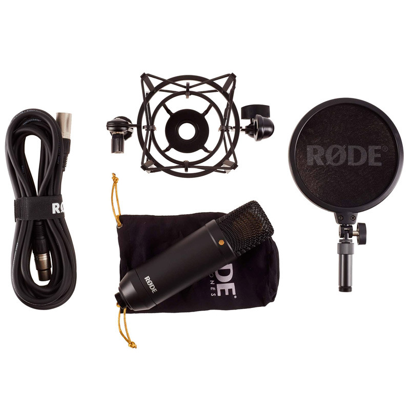 میکروفون کندانسور Rode NT1 + پاپ فیلتر