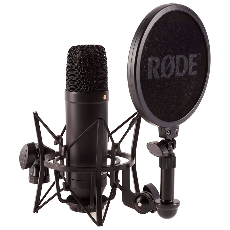 میکروفون کندانسور Rode NT1 + پاپ فیلتر