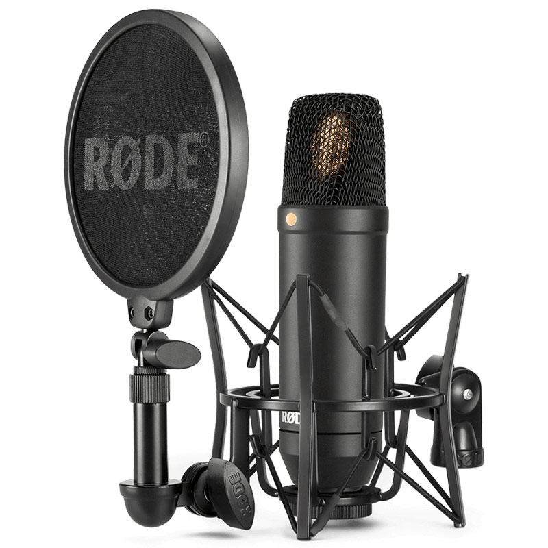 میکروفون کندانسور Rode NT1 + پاپ فیلتر