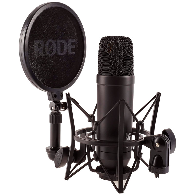 میکروفون کندانسور Rode NT1 + پاپ فیلتر