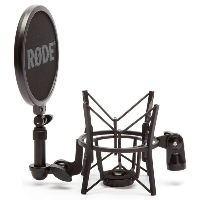 میکروفون کندانسور و پایه لرزشگیر Rode NT2-A + پاپ فیلتر