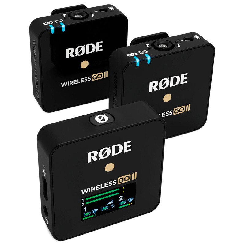 میکروفون یقه ای بی سیم Rode Wireless GO II Dual TX