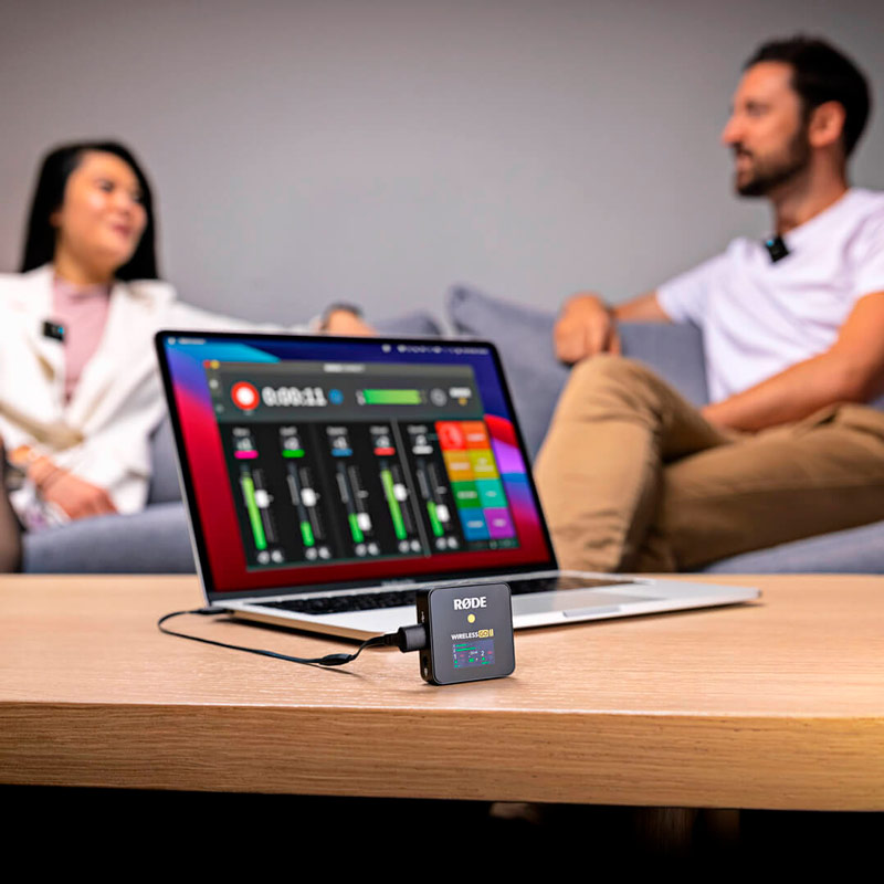 میکروفون یقه ای بی سیم Rode Wireless GO II Dual TX