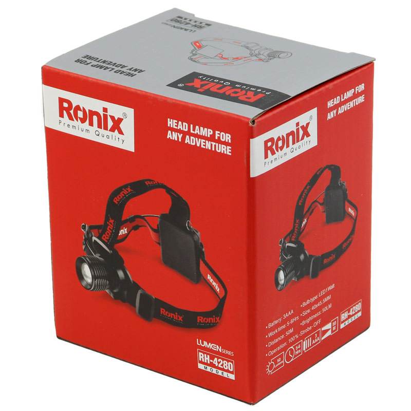 چراغ قوه پیشانی هدلایت Ronix RH-4280