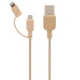 کابل دو سر فست شارژ 2.4 آمپر سونی CP-ABLP150 طول 1.5 متر