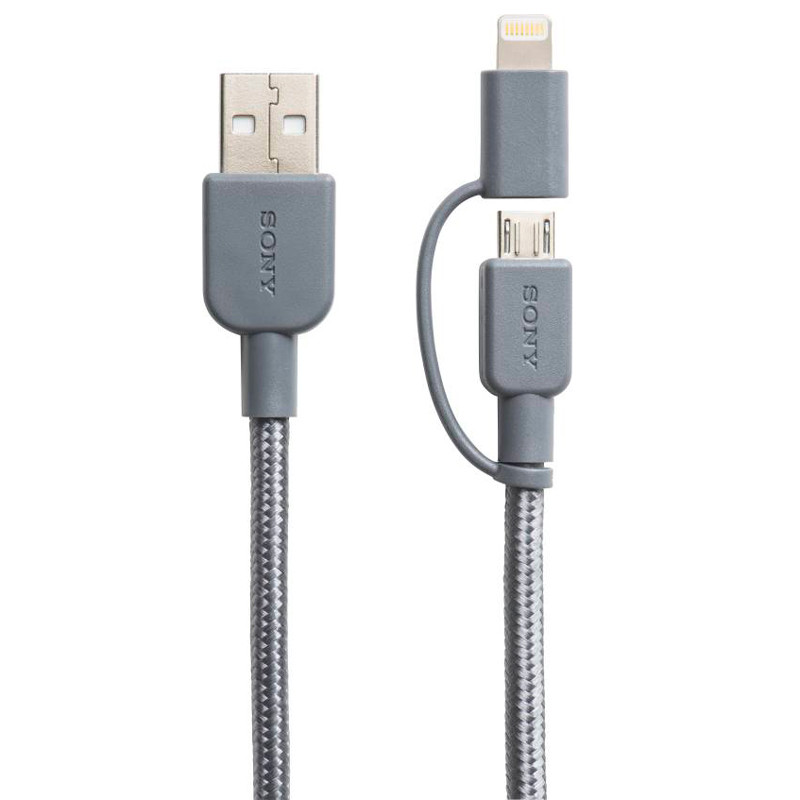 کابل 2 سر فست شارژ SONY CP-ABLP150 2.4A 1.5m