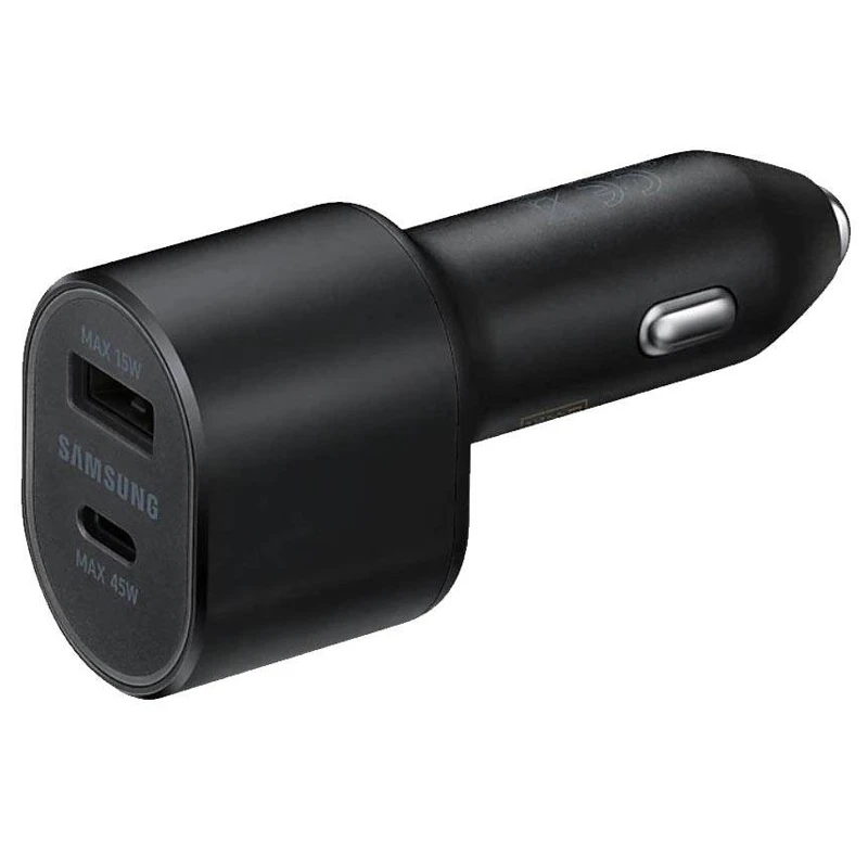 شارژر فندکی فست شارژ Samsung EP-L500 QC3.0 3A PD 45W + کابل تایپ سی