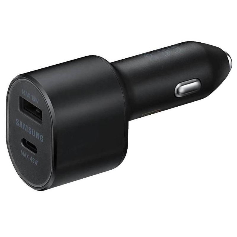 شارژر فندکی فست شارژ Samsung EP-L500 QC3.0 3A PD 45W + کابل تایپ سی