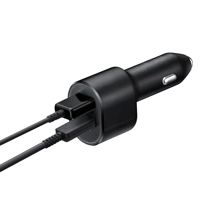 شارژر فندکی فست شارژ Samsung EP-L500 QC3.0 3A PD 45W + کابل تایپ سی