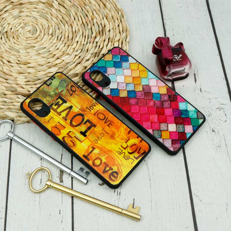 قاب محافظ لنزدار پشت گلسی طرحدار دخترونه Samsung Galaxy A03 Core
