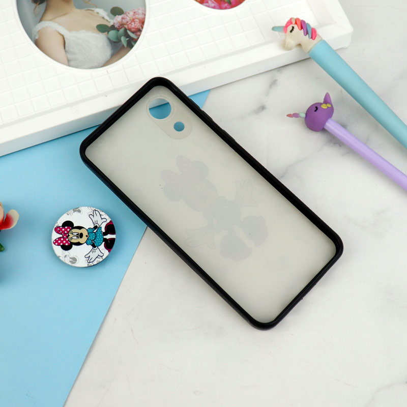 قاب فانتزی طرحدار دخترانه محافظ لنزدار + پاپ سوکت Samsung Galaxy A03 Core سری R