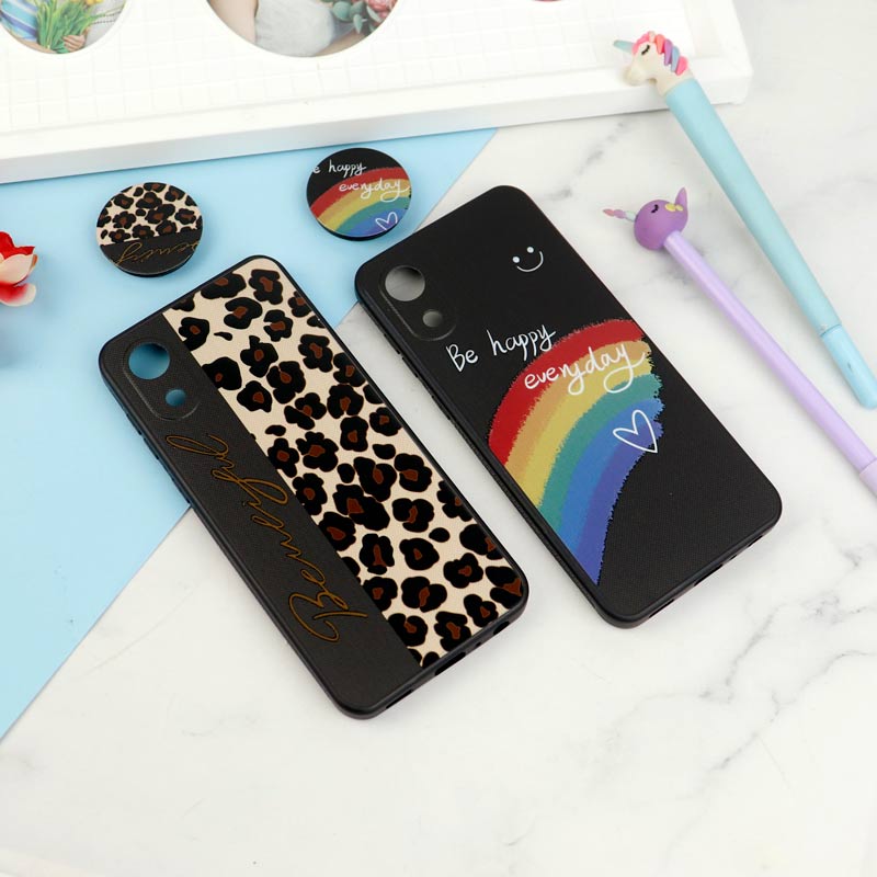 قاب فانتزی طرحدار دخترانه محافظ لنزدار + پاپ سوکت Samsung Galaxy A03 Core سری R
