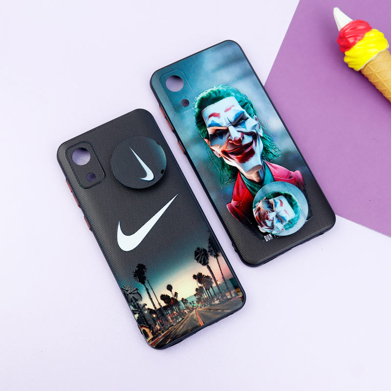 قاب فانتزی طرحدار پسرانه محافظ لنزدار + پاپ سوکت Samsung Galaxy A03 Core سری R
