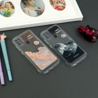 قاب ژله ای شفاف طرحدار محافظ لنزدار Samsung Galaxy A11