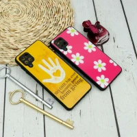 قاب محافظ لنزدار پشت گلسی طرحدار دخترونه Samsung Galaxy A12