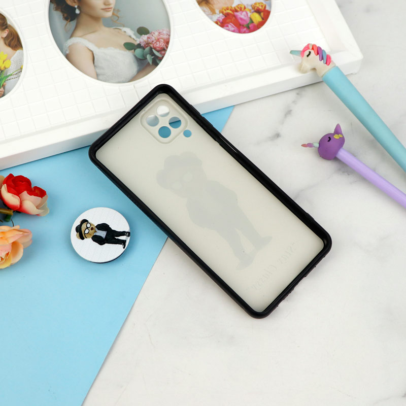 قاب فانتزی طرحدار پسرانه محافظ لنزدار + پاپ سوکت Samsung Galaxy A12 سری R