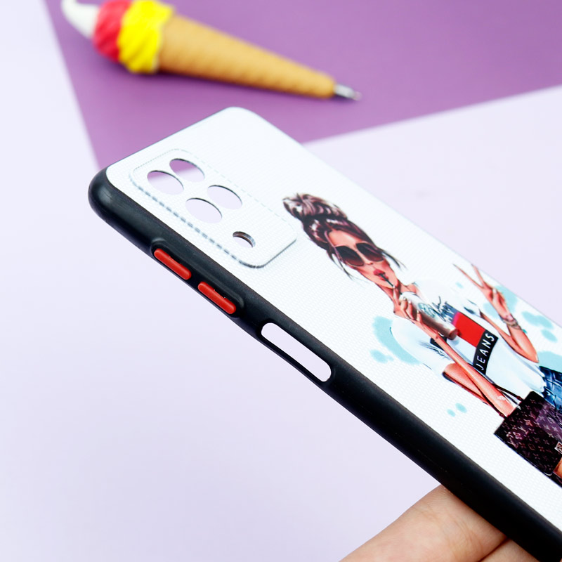 قاب فانتزی طرحدار دخترانه محافظ لنزدار Samsung Galaxy A12 سری R