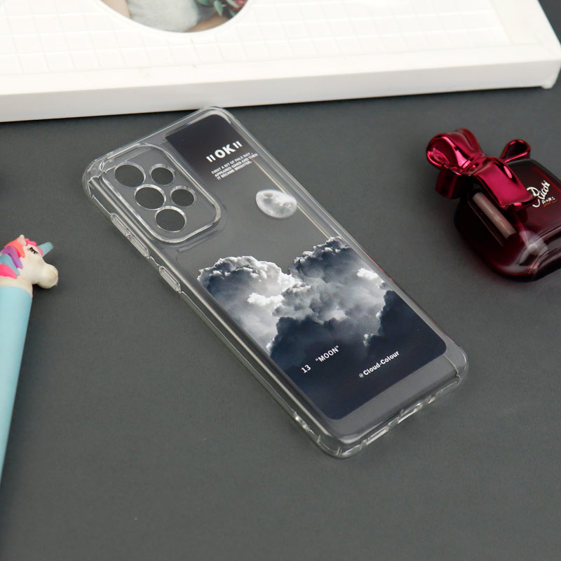 قاب ژله ای شفاف طرحدار محافظ لنزدار Samsung Galaxy A33 5G