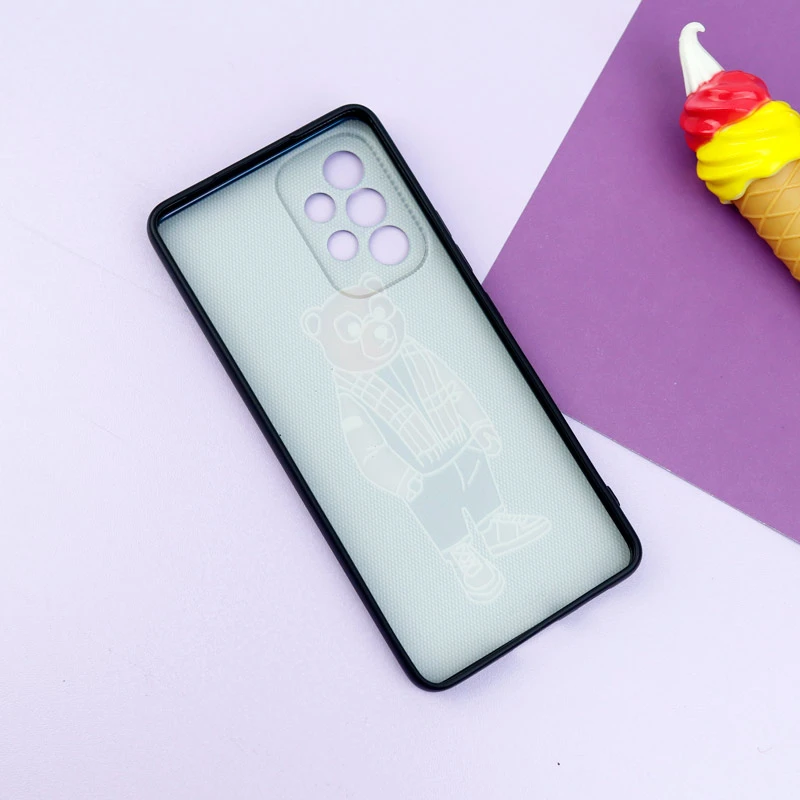 قاب فانتزی طرحدار پسرانه محافظ لنزدار + پاپ سوکت Samsung Galaxy A53 5G سری R