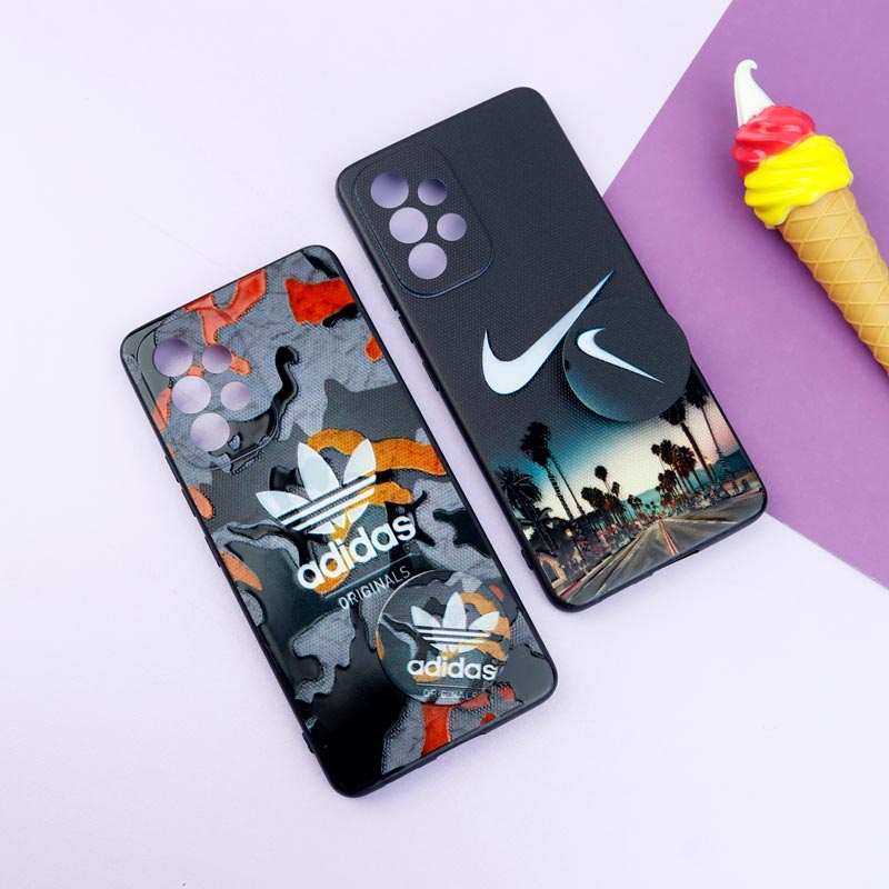 قاب فانتزی طرحدار پسرانه محافظ لنزدار + پاپ سوکت Samsung Galaxy A53 5G سری R