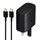 شارژر دیواری فست شارژ Samsung EP-TA800 PD3.0 25W Type-C + کابل تایپ سی