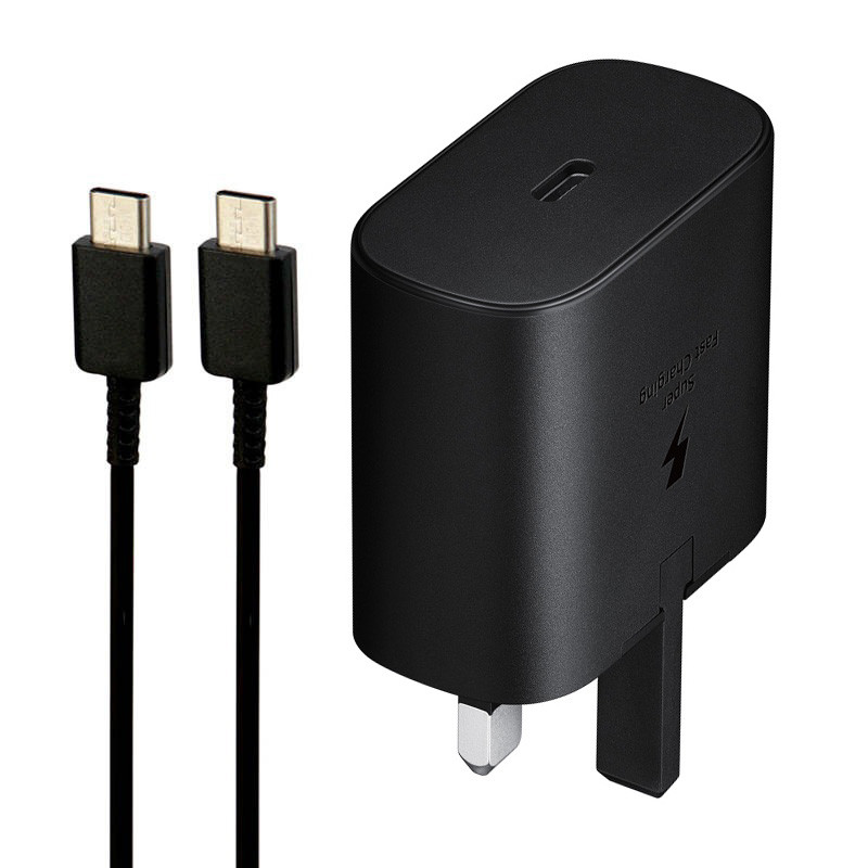 شارژر دیواری فست شارژ Samsung EP-TA800 PD3.0 25W Type-C + کابل تایپ سی