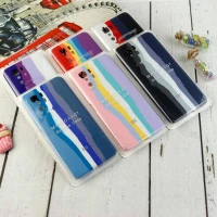 قاب سیلیکونی اورجینال رنگین کمانی محافظ لنزدار Xiaomi Poco X3 GT